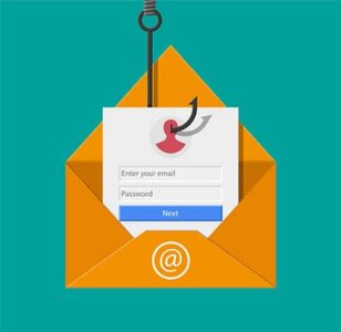 An image featuring email phishing concept