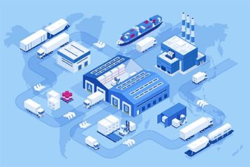 An image featuring logistics industry concept