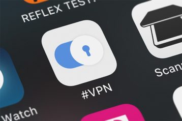 An image featuring a VPN app concept