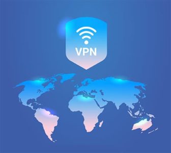 An image featuring VPN security concept