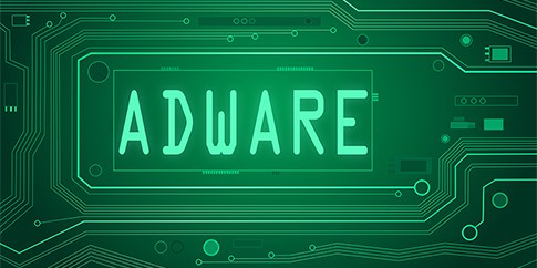 an image with adware green illustration 