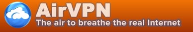 An image featuring the official AirVPN logo