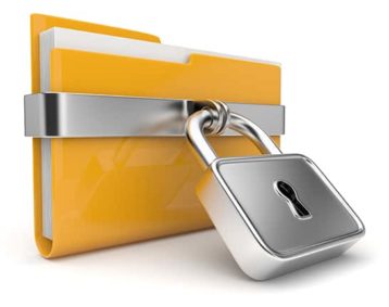 an image wirh lock data security 