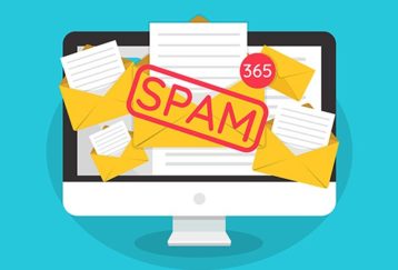 an image with Mailbox full of spam vector illustration 
