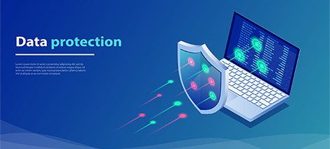 an image with data protection concept 