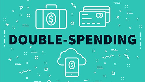 an image with Double spending business illustration 