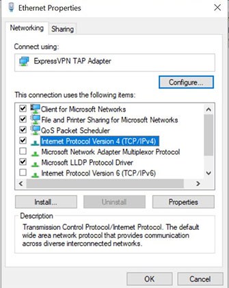 An image featuring how to change a DNS server on Windows step8