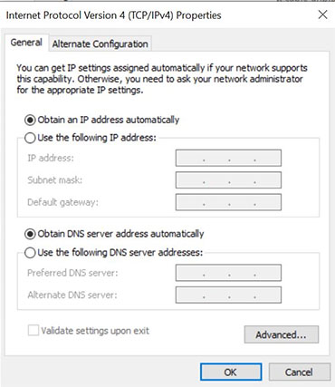 An image featuring how to change a DNS server on Windows step9