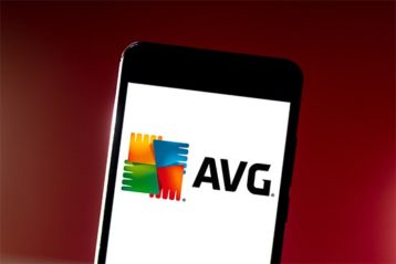 an image with AVG antivirus application opened on smartphone 