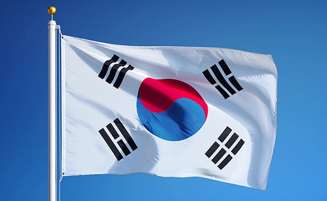 an image with South Korea national flag 