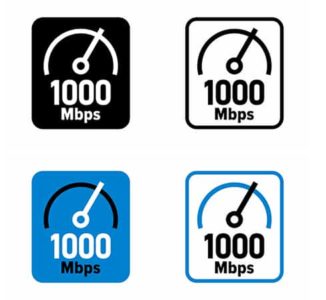 an image with mbps max speed sign