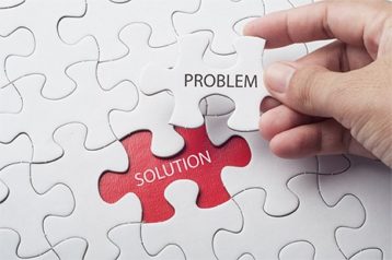 an image with problem and solution puzzle