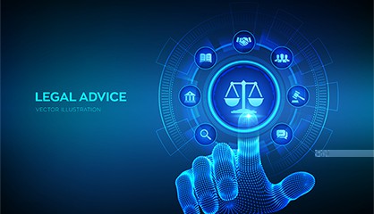 an image with legal advice concept