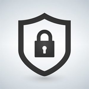 an image with security icon vector illustration
