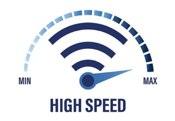 an image with speed test on high speed 