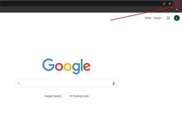 An image featuring opening the three dots in the upper right corner of Google Chrome representing how to block Ads on Google Chrome concept