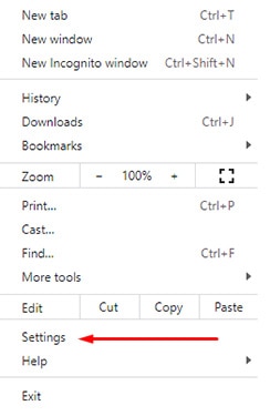 An image featuring how to clear cache on Google Chrome step3