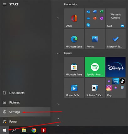 An image featuring how to set up a SOCKS5 proxy on Windows 10 step1