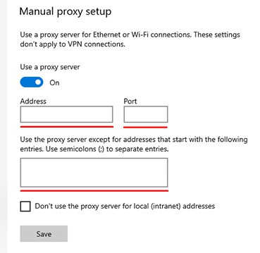 An image featuring how to set up a SOCKS5 proxy on Windows 10 step4