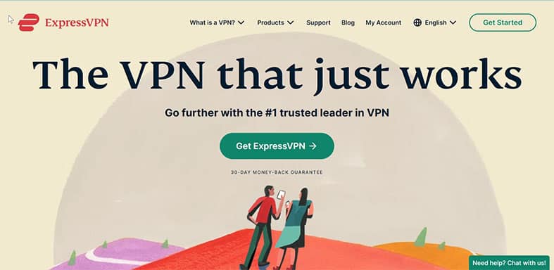 An image featuring how to unblock Hulu using ExpressVPN step1