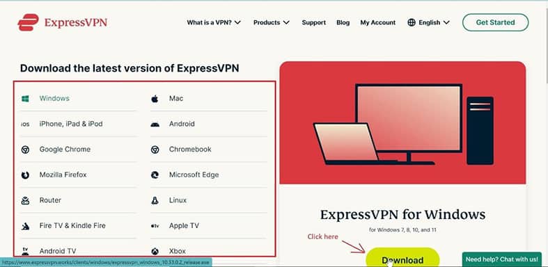 An image featuring how to unblock CBS using ExpressVPN step3