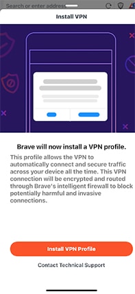 An image featuring how to use Brave VPN and firewall step 6