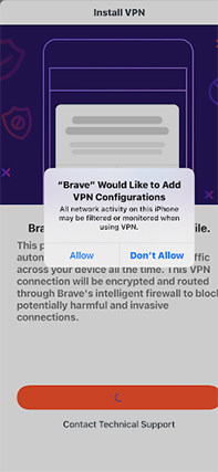 An image featuring how to use Brave VPN and firewall step 7