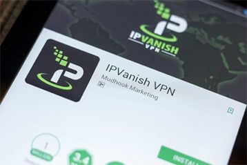 an image with IPVanish app ready to install 