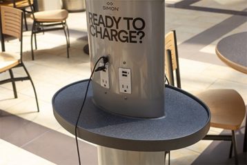 an image with USB charging station 