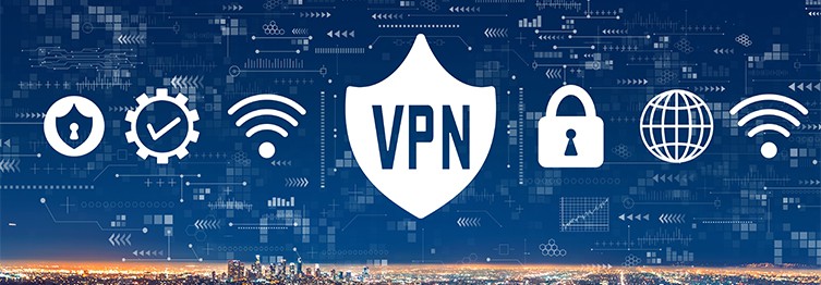 an image with concept of how VPN works