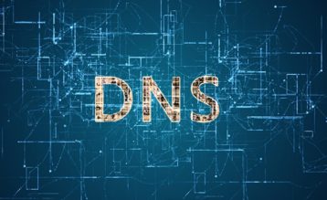 an image with DNS 3d illustration