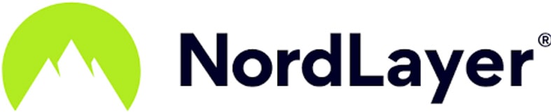 An image featuring the official NordLayer VPN logo image