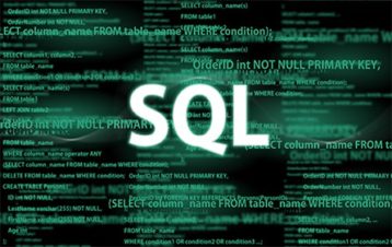 an image with SQL on dark cover 
