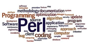 an image with Perl programming cloud 