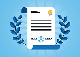an image with certificate . vector illustration