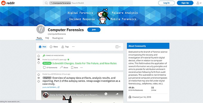 an image with computerforensics screenshot from Reddit