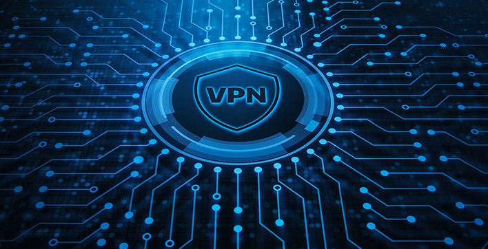an image with VPN security concept 
