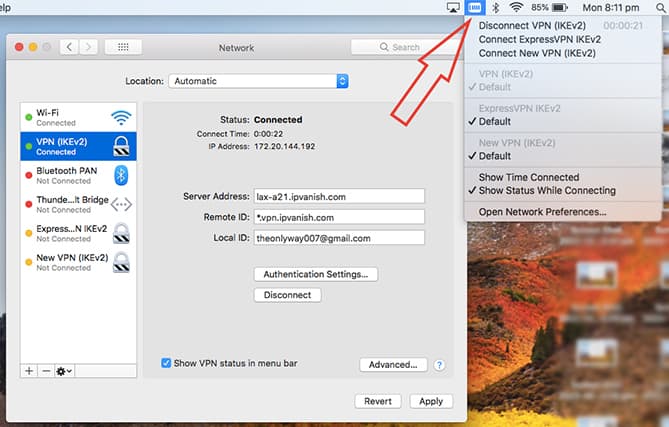 An image featuring how to install a VPN on Mac step7.2