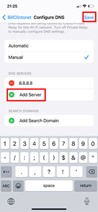 An image featuring How To Set Up a Private DNS on an iPhone step6