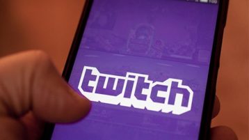 an image with twitch app opened on smartphone