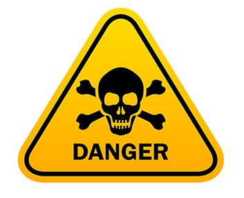 an image with Danger sign vector illustration 
