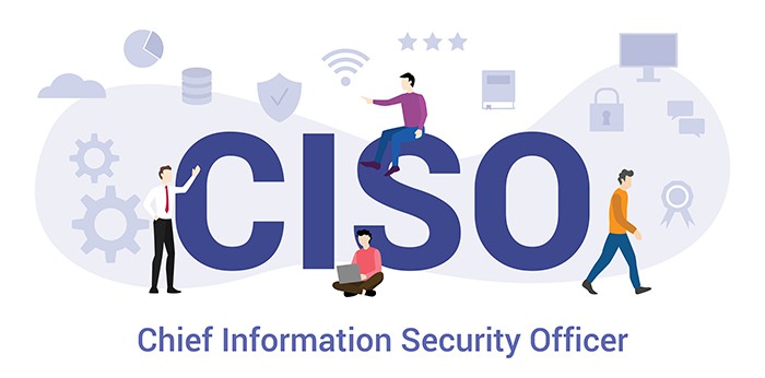 an image with CISO concept vector