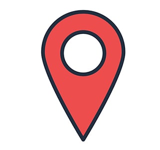 an image with location pin location vector illustration