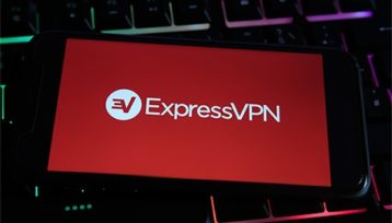 an image with Express VPN opened on smartphone