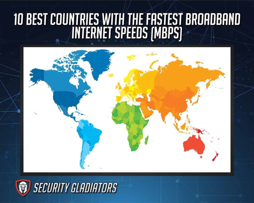 Countries with Fastest Internet Speeds
