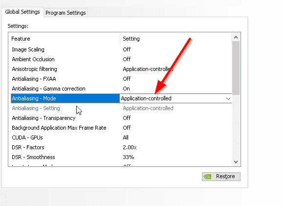 An image featuring how to disable anti-aliasing and V-Sync step 3