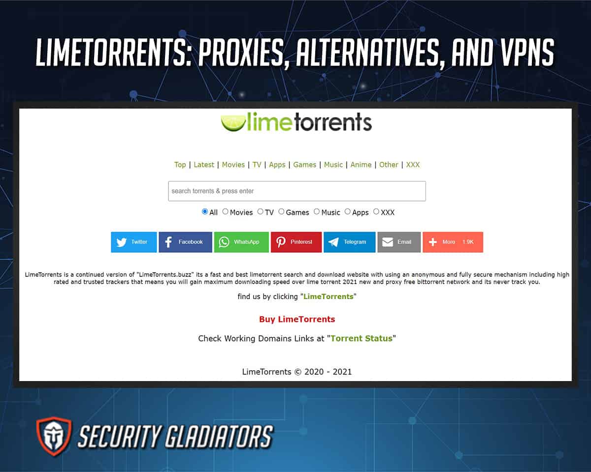 Limetorrents Review