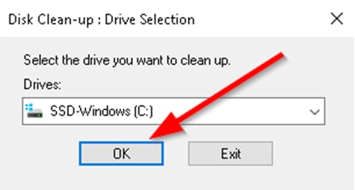 An image featuring how to use disc cleanup step1a