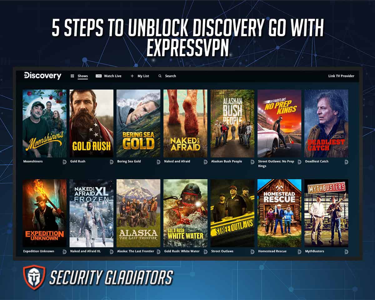 Unblock Discovery Go with ExpressVPN