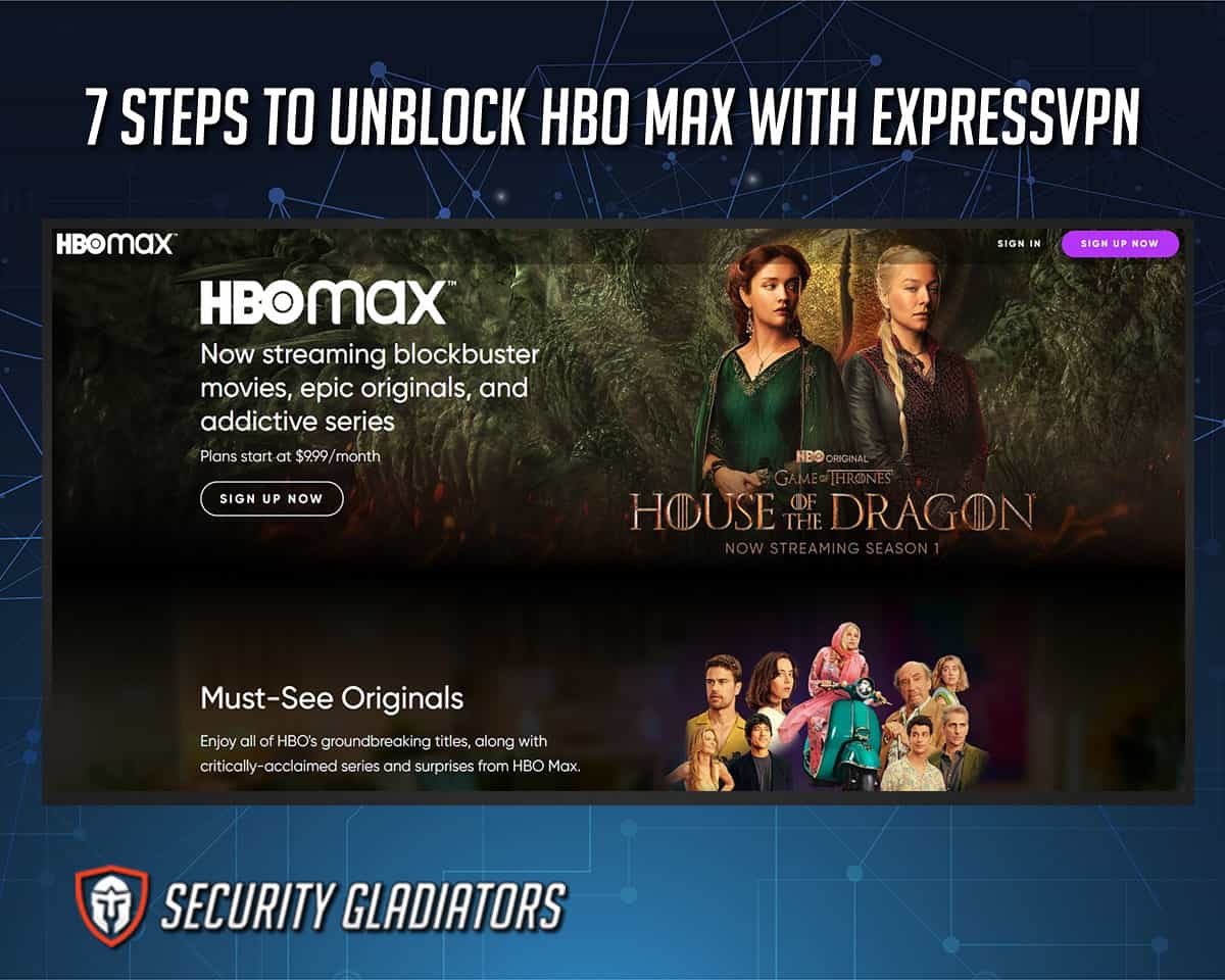 Unblock HBO Max with ExpressVPN